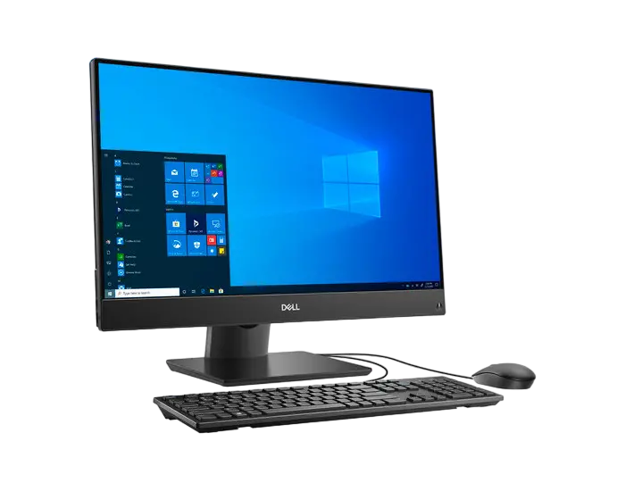Computer All-in-One DELL OptiPlex 5480, 23,8", Intel Core i5-10500T, 8GB/256GB, Linux Ubuntu, Negru