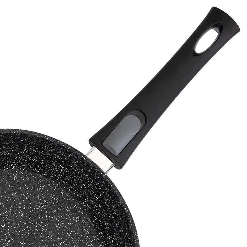 Tigaie RESTO 93012, 24cm, Negru
