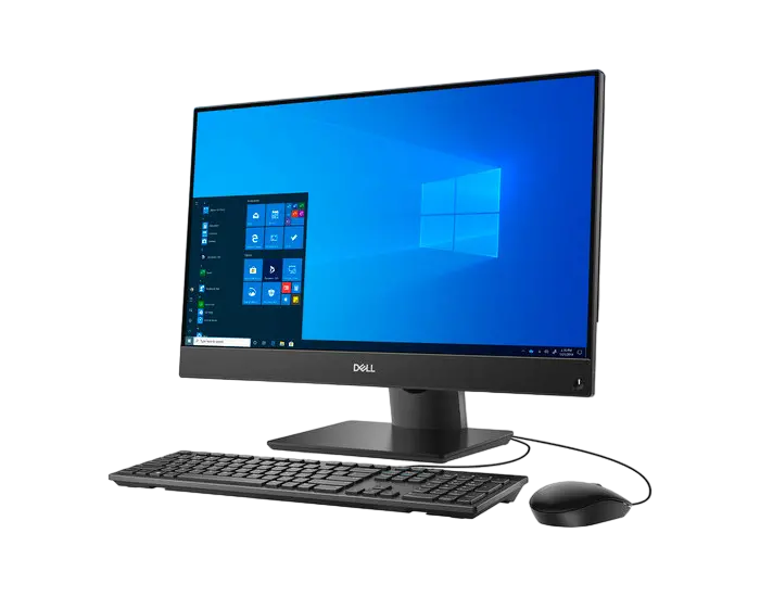 Computer All-in-One DELL OptiPlex 5480, 23,8", Intel Core i5-10500T, 8GB/256GB, Linux Ubuntu, Negru