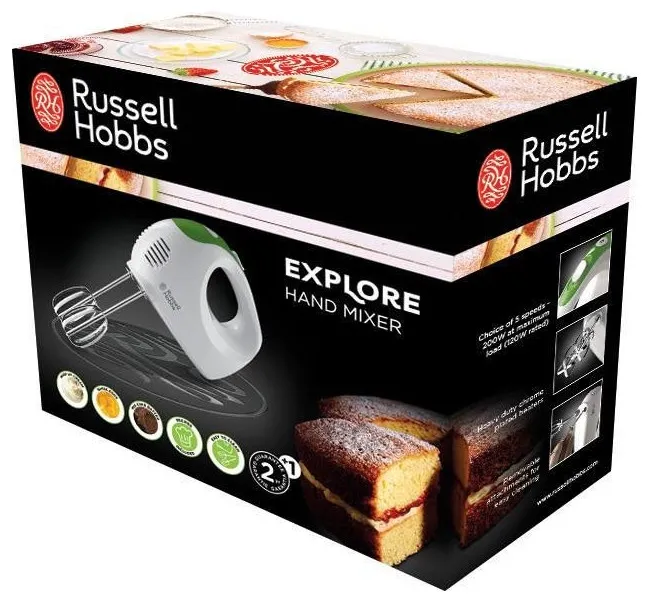Mixer Manual Russell Hobbs Explore, White Green