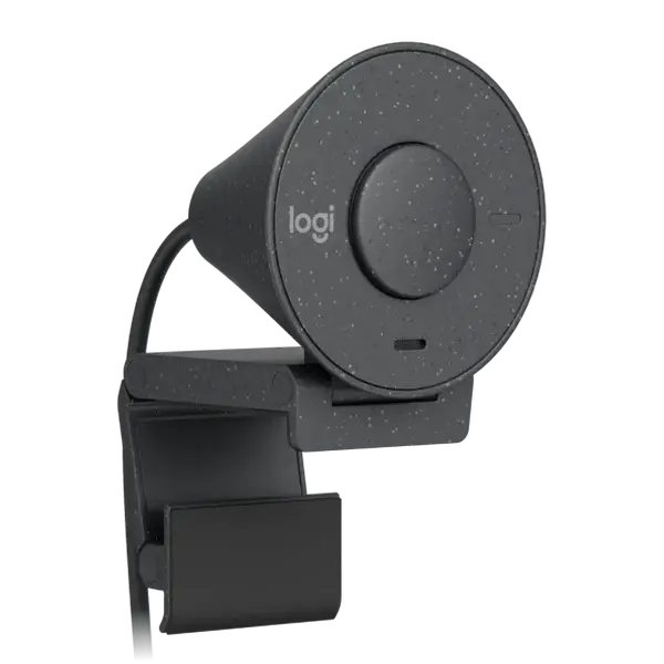 Cameră Web Logitech BRIO 300, Full-HD 1080P, Gri