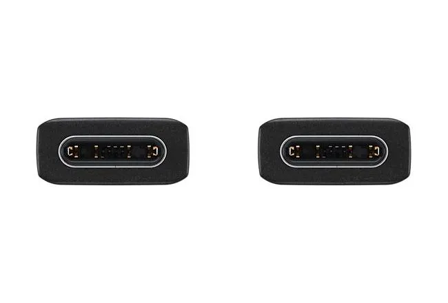 Cablu încărcare și sincronizare Samsung EP-DA705BBRGRU, USB Type-C/USB Type-C, 1m, Negru