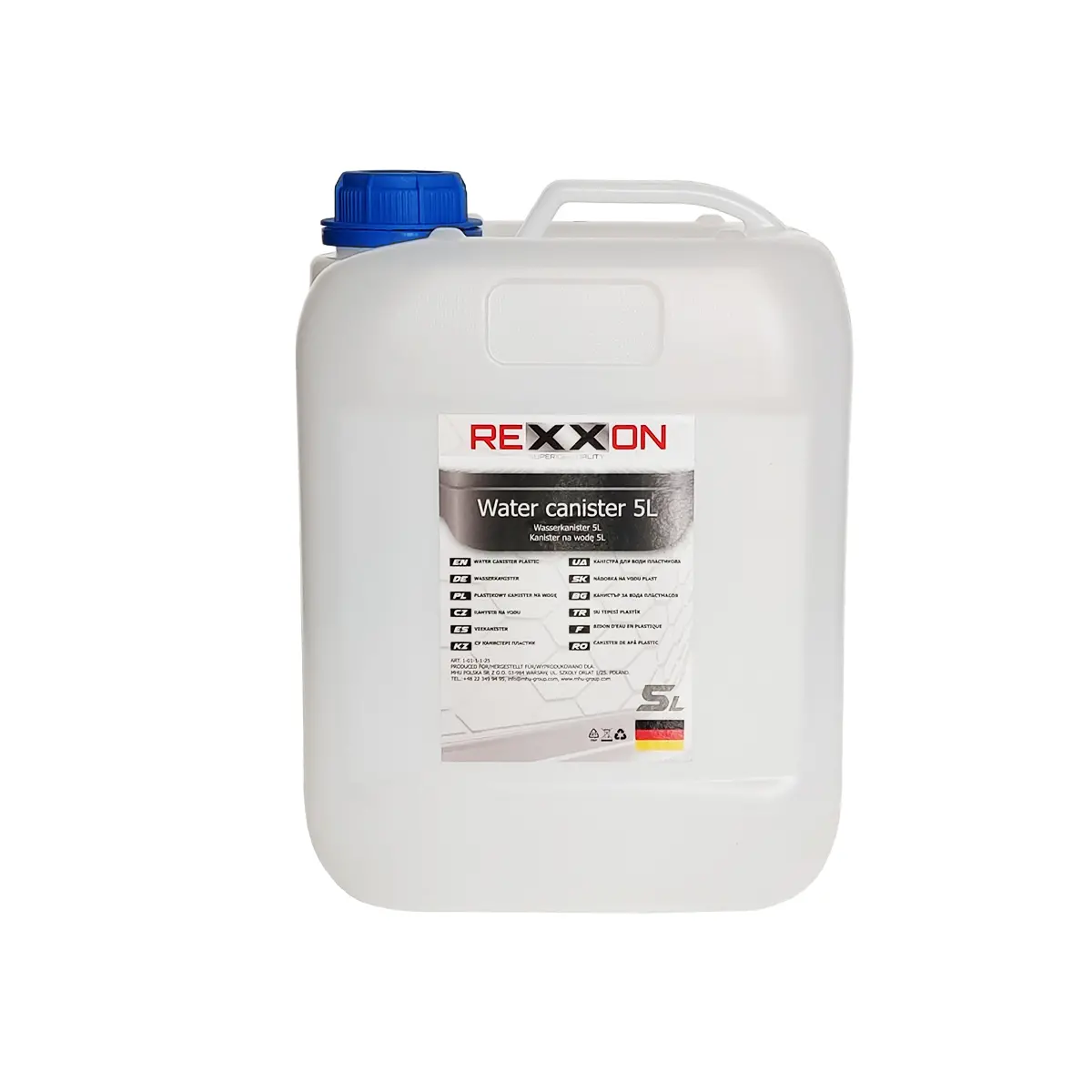 Canistra pentru apa Rexxon 5L incolora