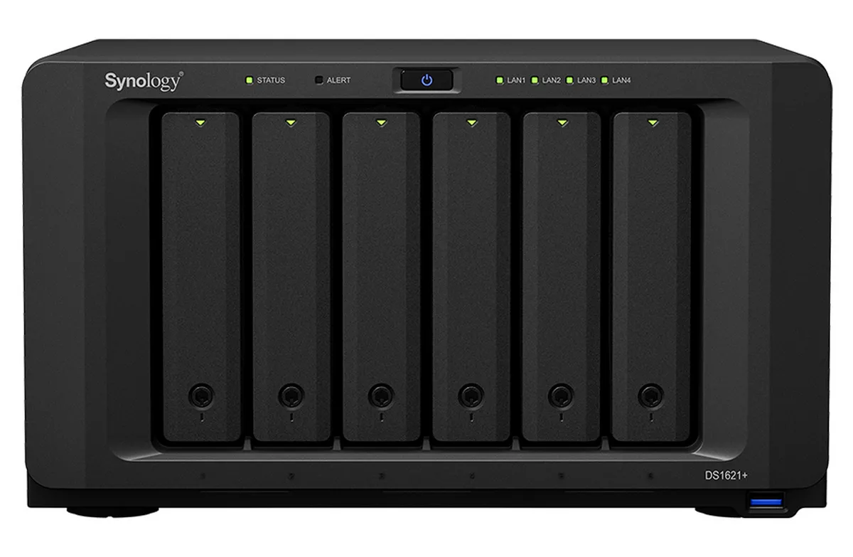 Stocare atașată la rețea SYNOLOGY DS1621+, Negru