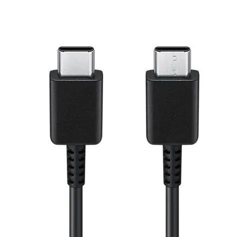 Cablu încărcare și sincronizare Samsung EP-DA705BBRGRU, USB Type-C/USB Type-C, 1m, Negru