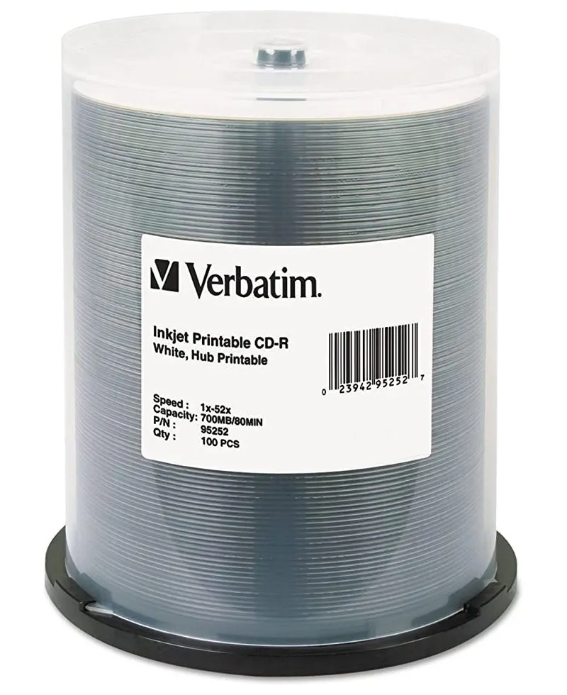 CD Verbatim 95252, 100buc, Spindle