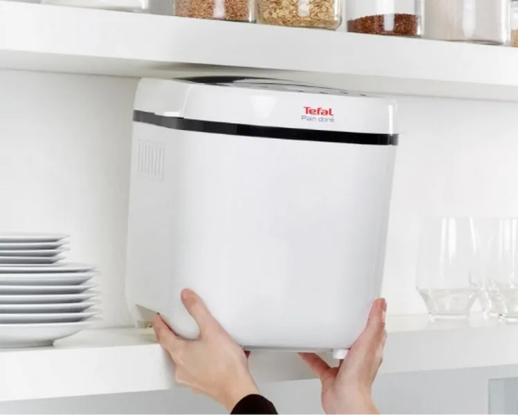 Mașină de pâine Tefal Pain Dore, Alb