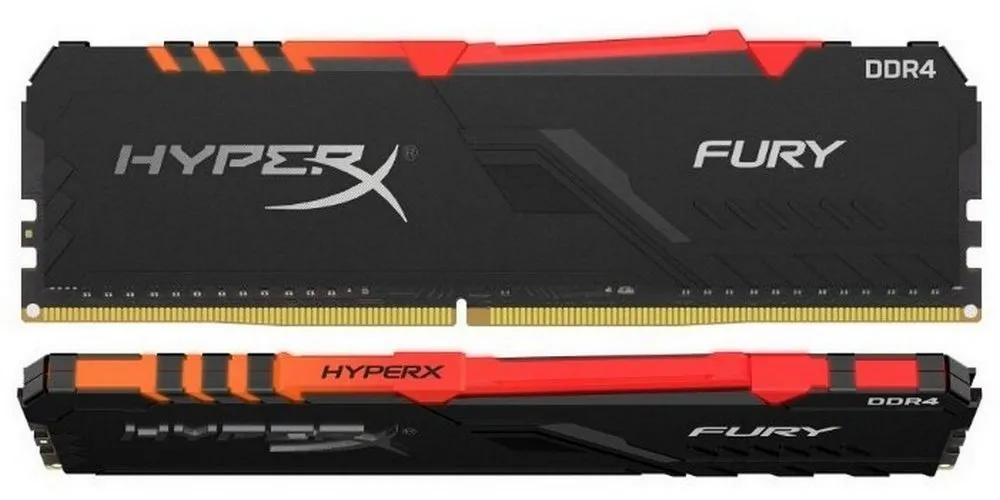 Memorie RAM Kingston HyperX FURY RGB, DDR4 SDRAM, 3600 MHz, 16GB, HX436C17FB3AK2/16