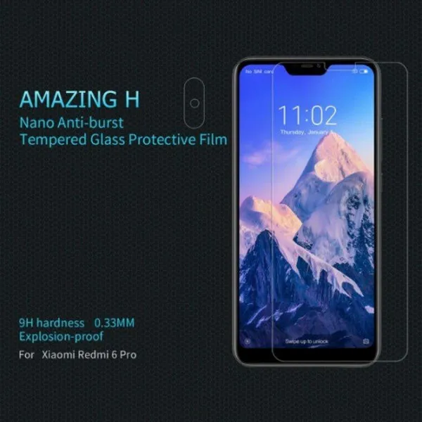 Sticlă de protecție Nillkin Mi A2 Lite/ 6 Pro  - Tempered Glass, Negru