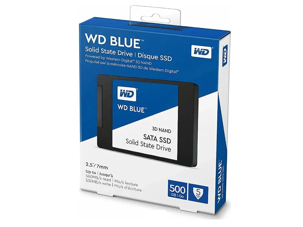 Unitate SSD Western Digital WD Blue, 500GB, WDS500G2B0A