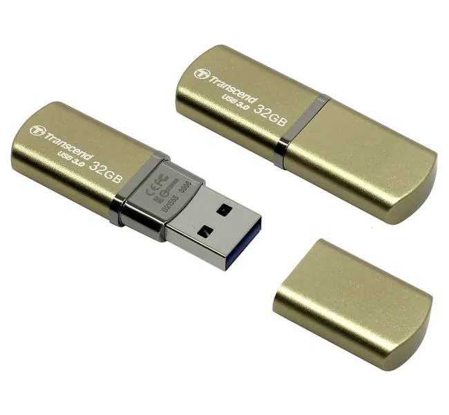 Memorie USB Transcend JetFlash 820, 32GB, Auriu