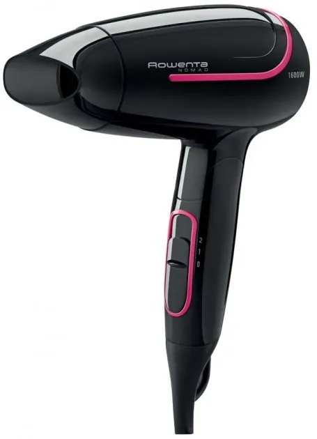 Uscător de păr compact Rowenta Nomad CV3323F0, 1600 W, Negru