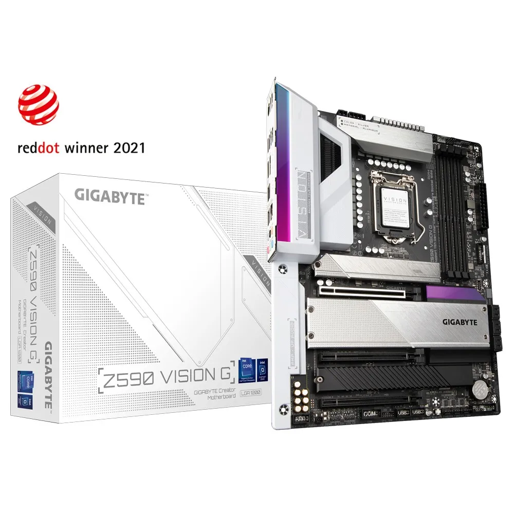 Placă de bază Gigabyte Z590 VISION G, LGA1200, Intel Z590, ATX