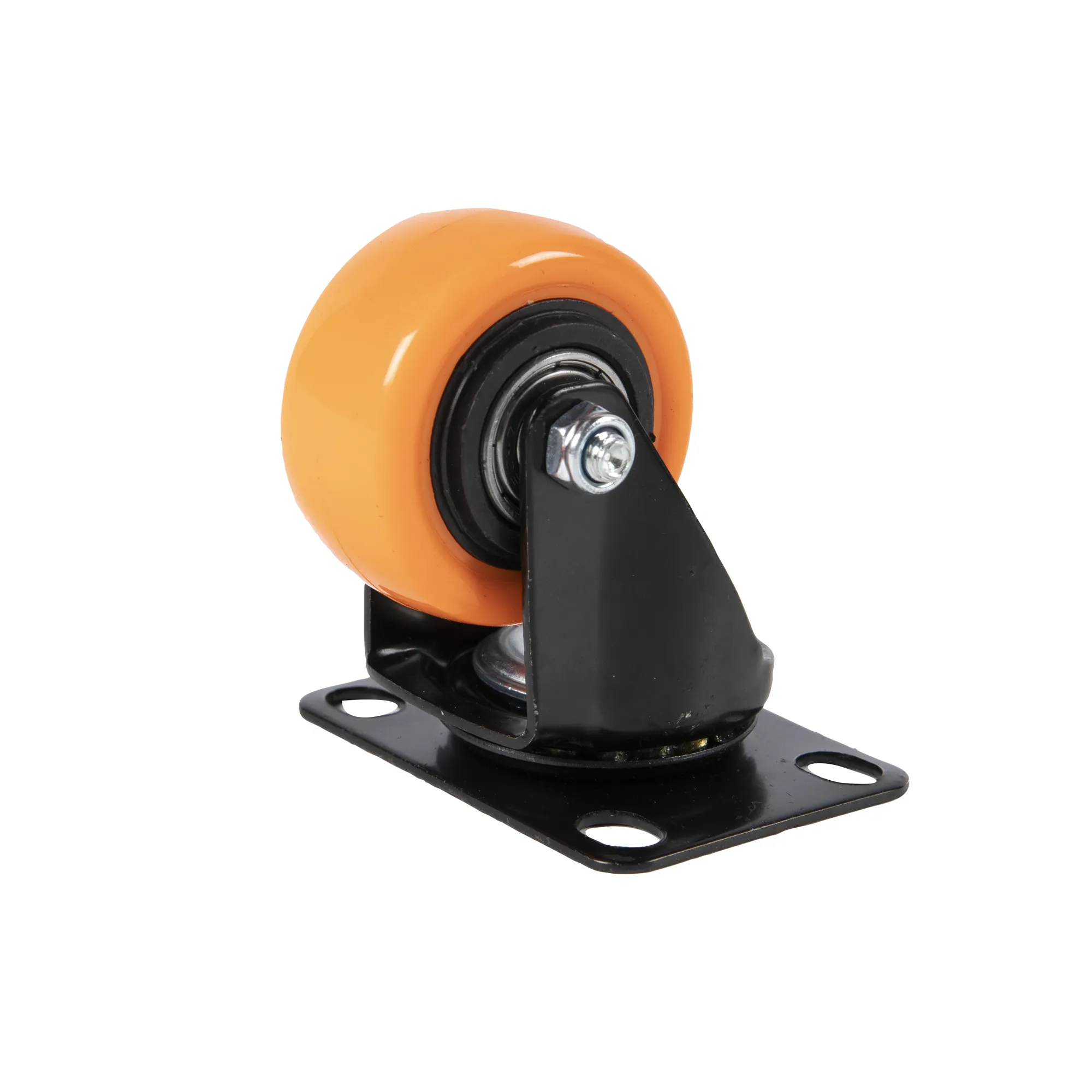 Roata pivotanta Micul Fermier PORTOCALIE 50 mm