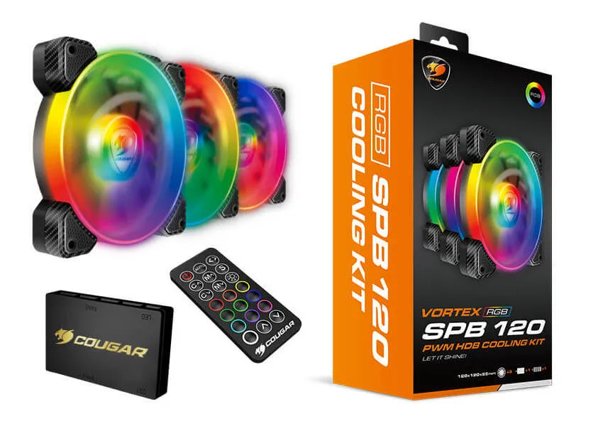 Ventilator PC Cougar CF-V12SET-SPBRGB, 120 mm