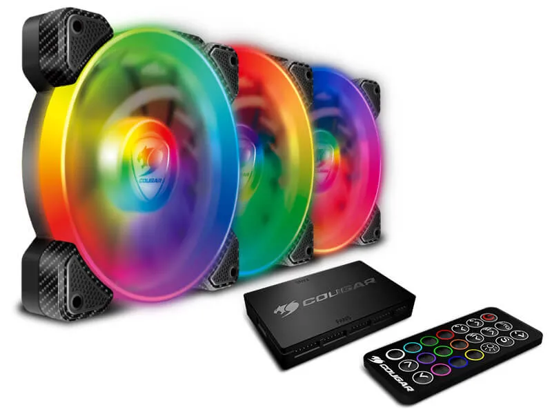 Ventilator PC Cougar CF-V12SET-SPBRGB, 120 mm