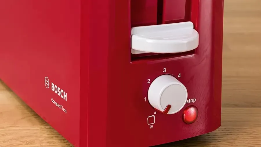 Toaster Bosch TAT3A004, Roșu
