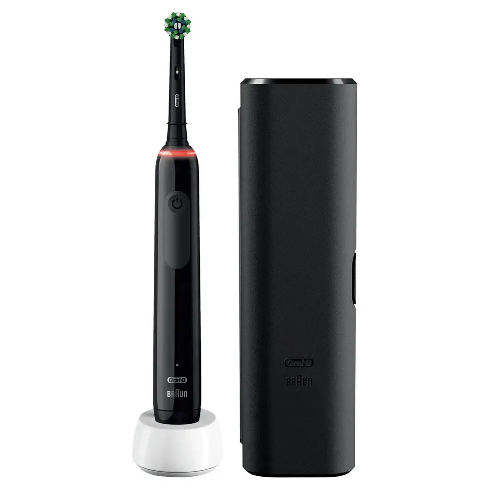 Periuță de dinți electrică Oral-B Pro 3500 Cross Action, Negru