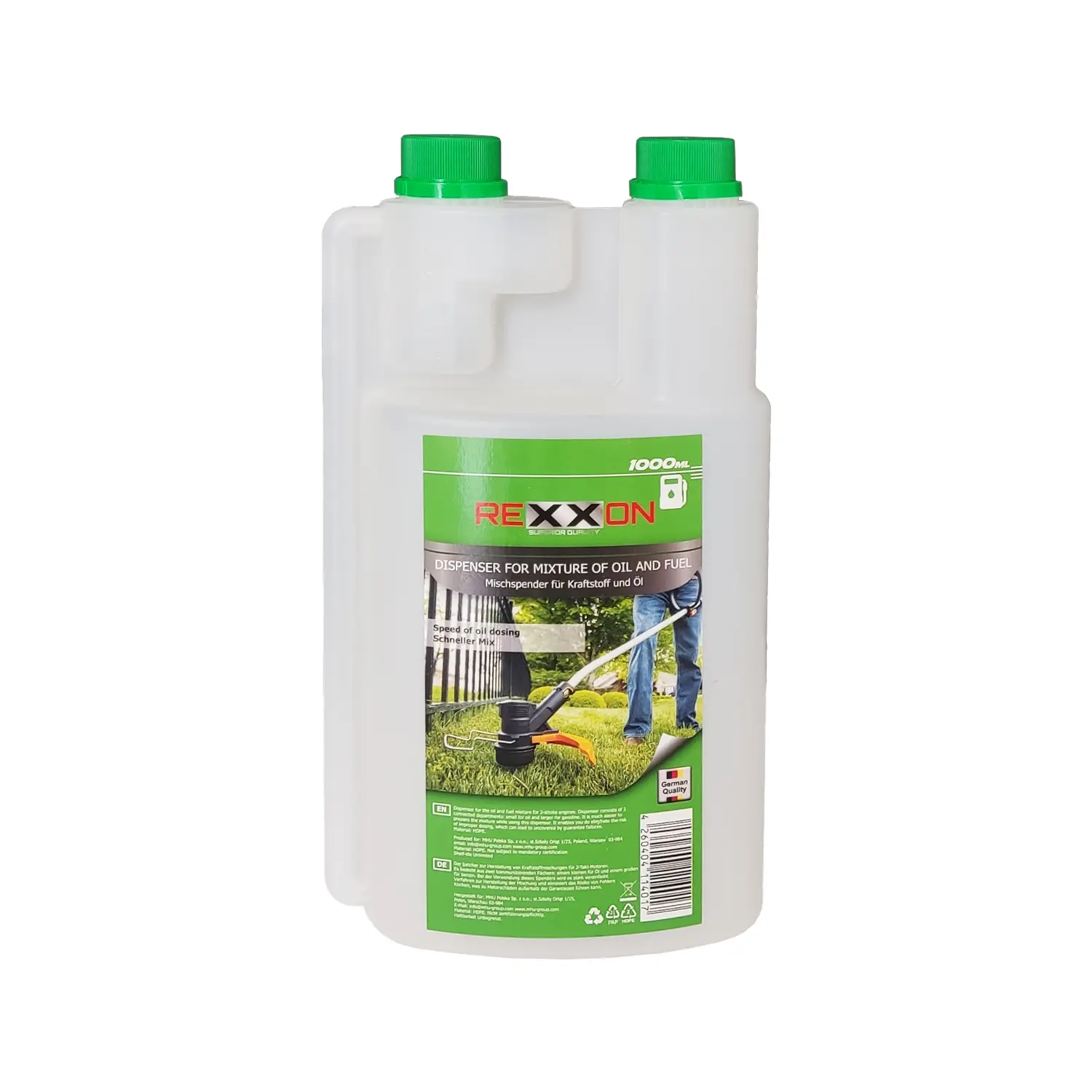 Canistra gradata pentru amestec de combustibil Rexxon 1L