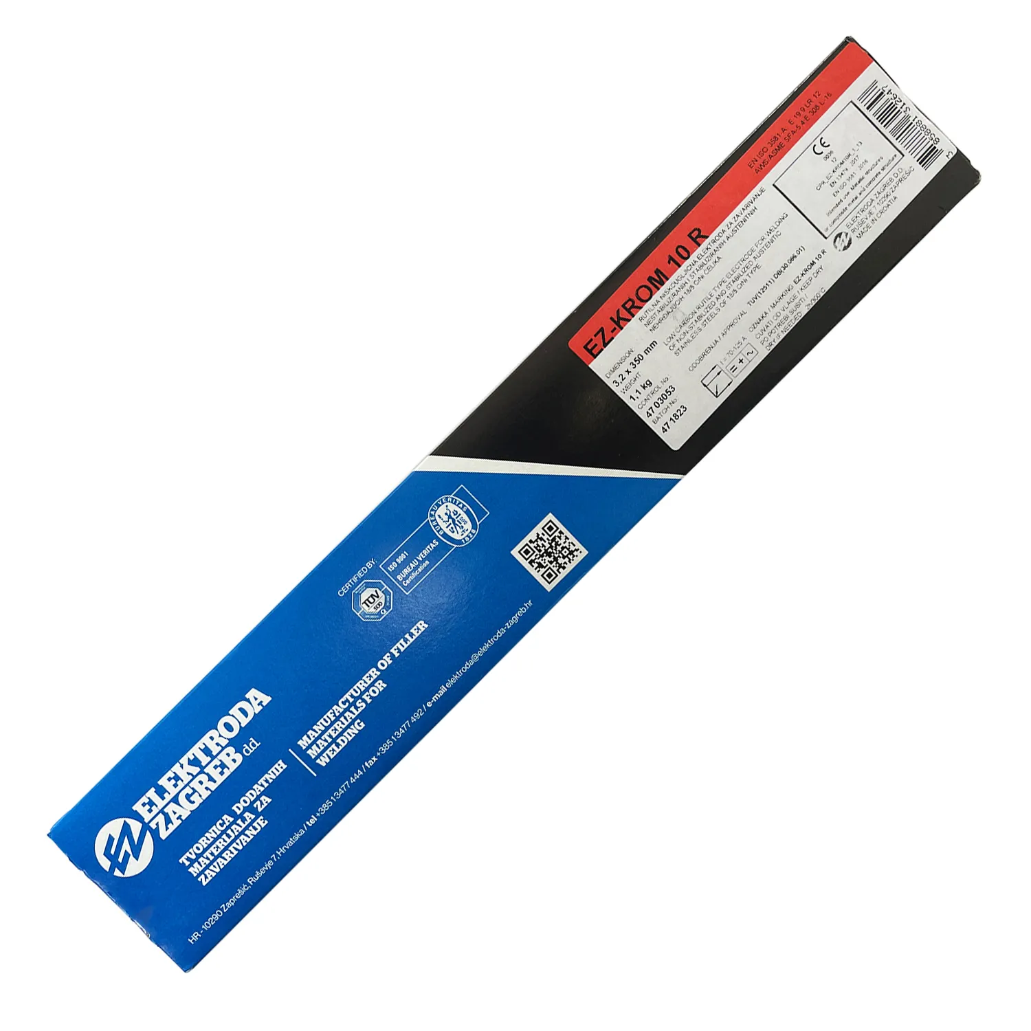 Electrozi otel inoxidabil EZ KROM 10R 3.2*350 1.1Kg (Croatia)