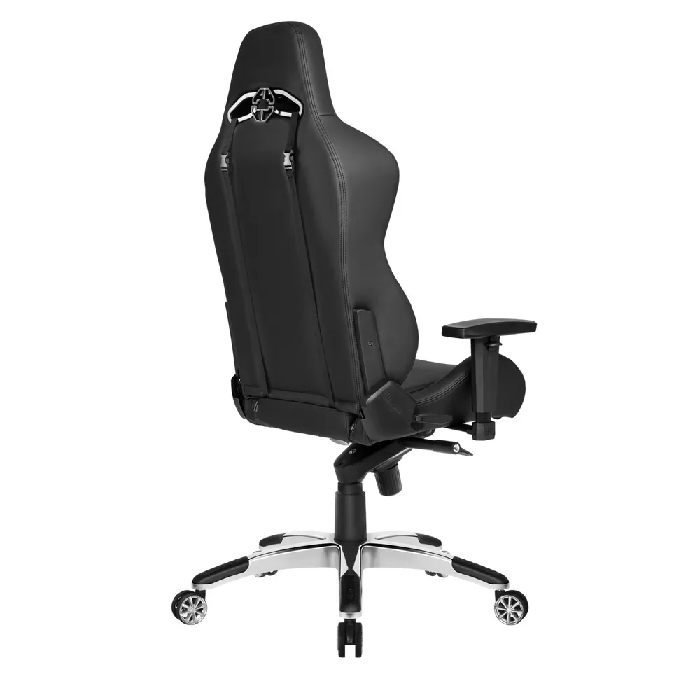 Scaun Gaming AKRacing MASTERS Premium, PU piele, Negru