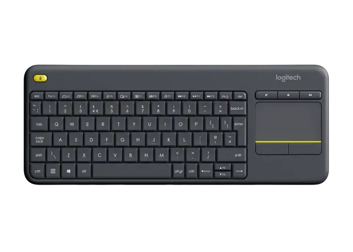 Tastatură Logitech K400 Plus, Fără fir, Negru