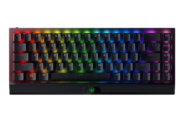 Wireless Gaming Keyboard Razer BlackWidow V3 Mini, 65%, Yellow SW, RGB, US Layout, 2.4gHz/BT