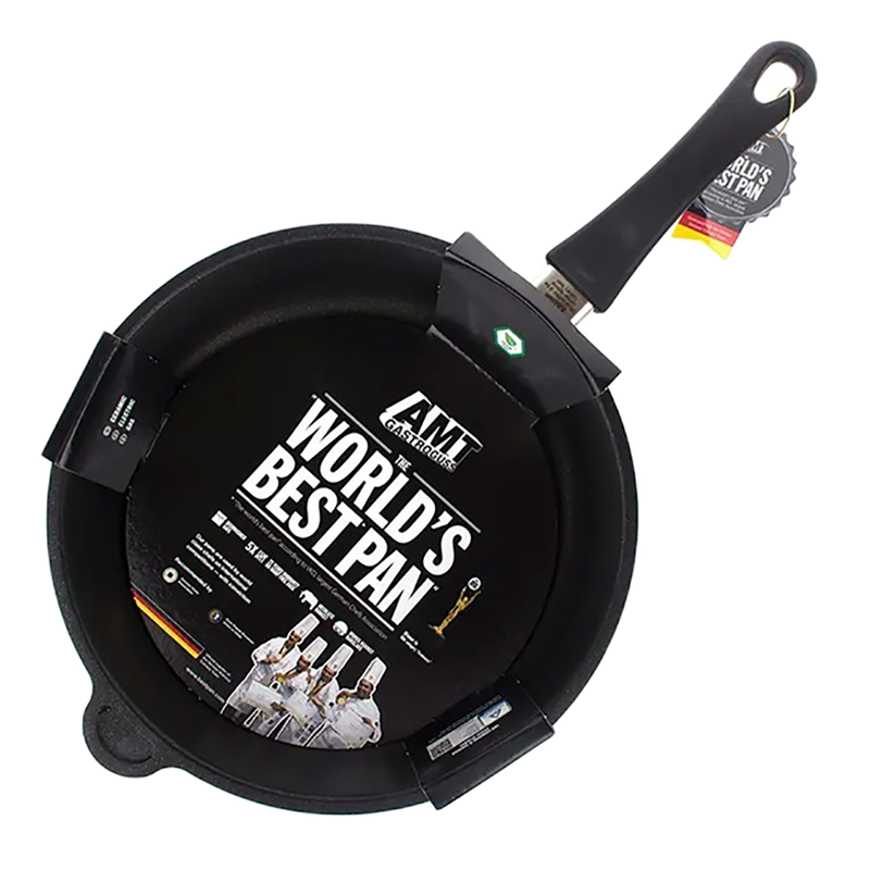 Tigaie AMT Gastroguss I-728-E, 3,8L, 28cm, Negru