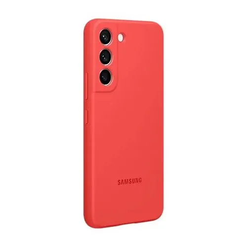 Husă Samsung Silicone Cover for Galaxy S22, Roșu