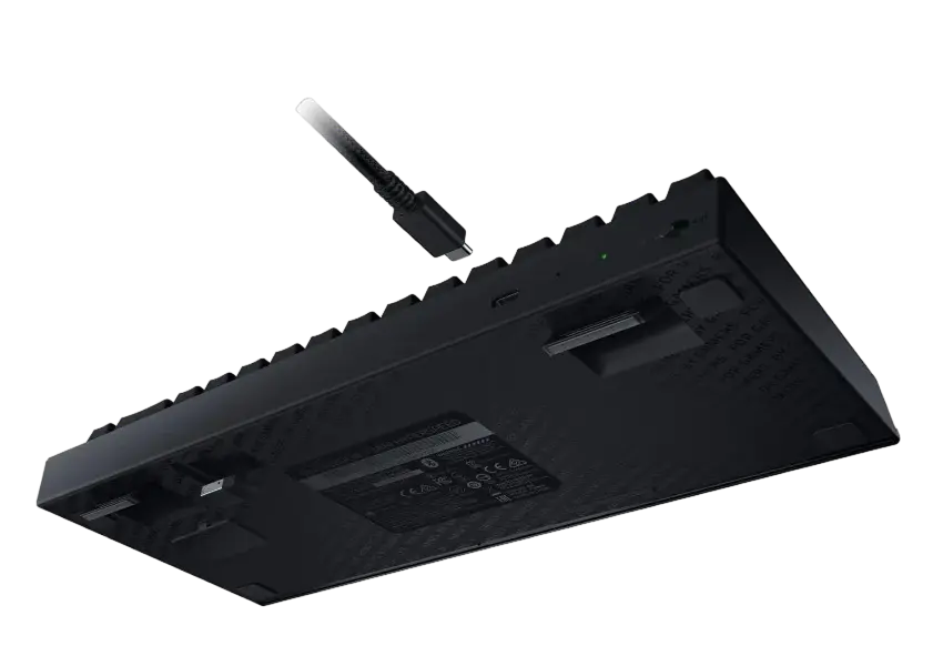Wireless Gaming Keyboard Razer BlackWidow V3 Mini, 65%, Yellow SW, RGB, US Layout, 2.4gHz/BT