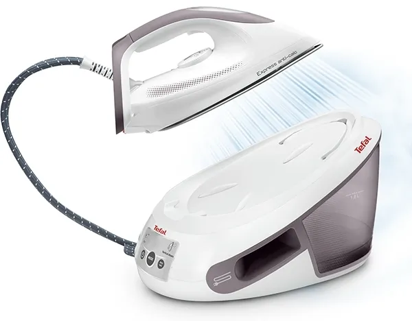 Fier de călcat cu generator de abur Tefal SV8011E0, 2800W, Alb