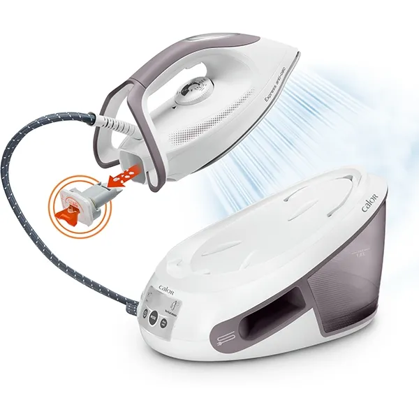 Fier de călcat cu generator de abur Tefal SV8011E0, 2800W, Alb