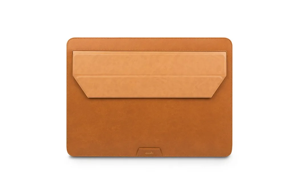Husă universală pentru Laptop Moshi Muse 3-in-1 Slim Laptop Sleeve, 13", Microfibră, Maro