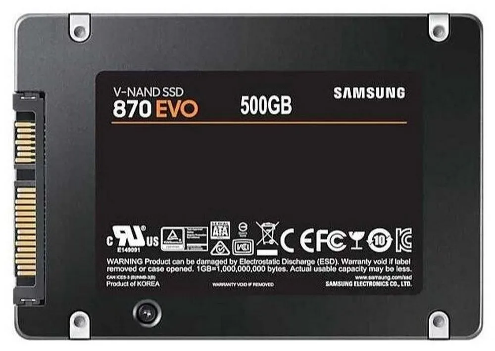 Unitate SSD Samsung 870 EVO  MZ-77E500, 500GB, MZ-77E500BW