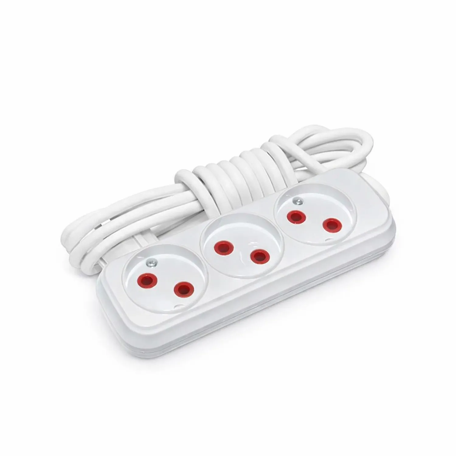 Prelungitor cu 3 locuri fara impamantare 10m 2*0,75mm