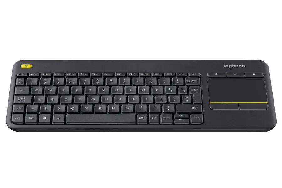 Tastatură Logitech K400 Plus, Fără fir, Negru