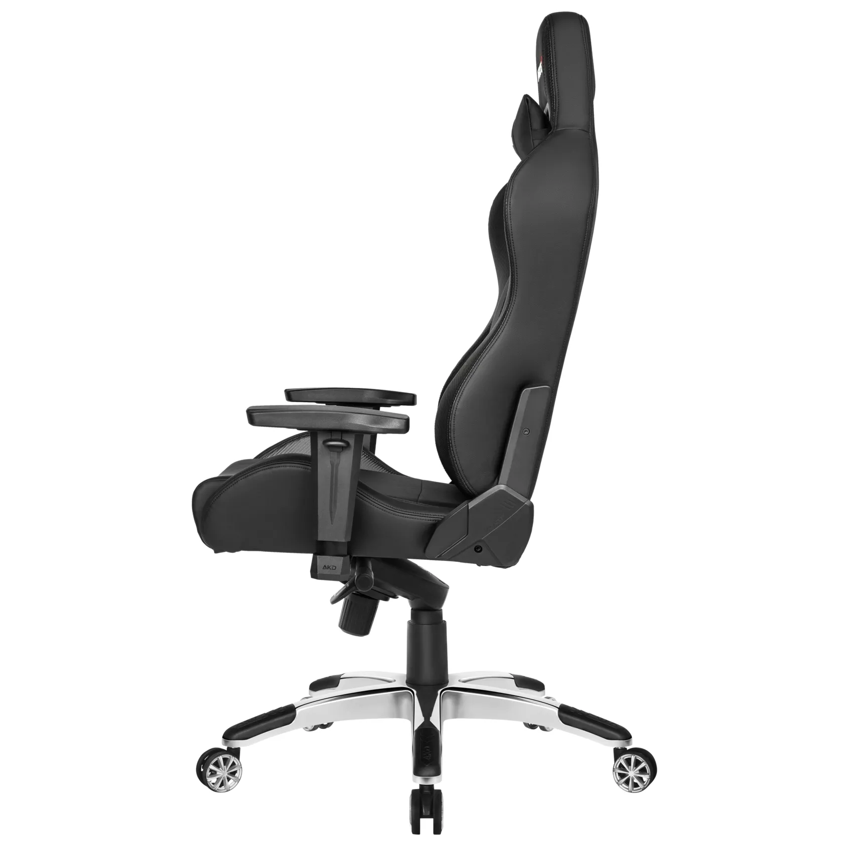 Scaun Gaming AKRacing MASTERS Premium, PU piele, Negru