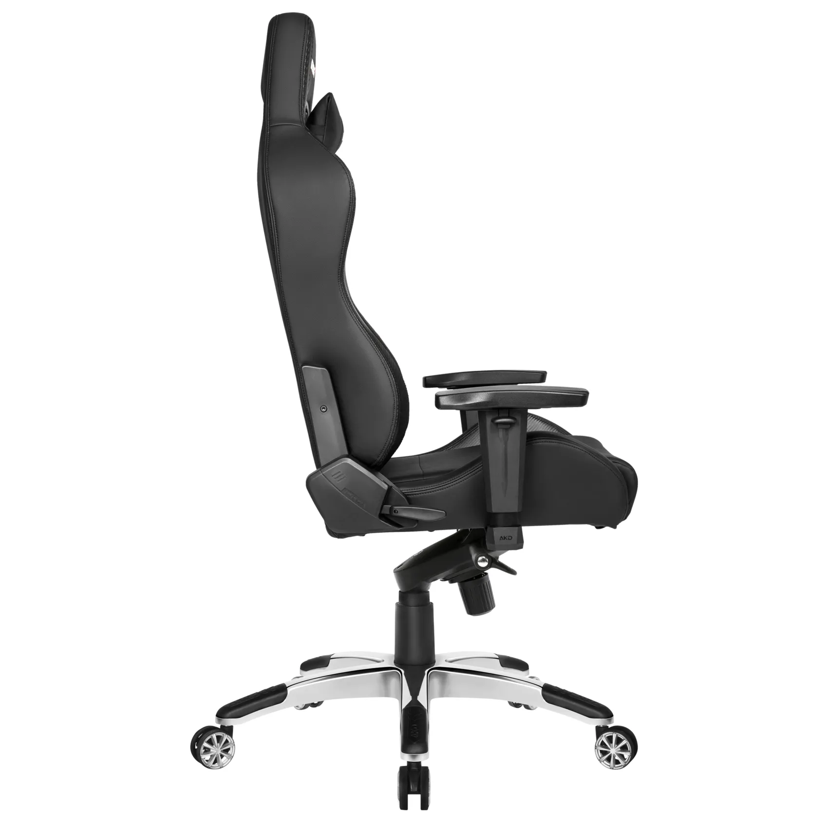 Scaun Gaming AKRacing MASTERS Premium, PU piele, Negru
