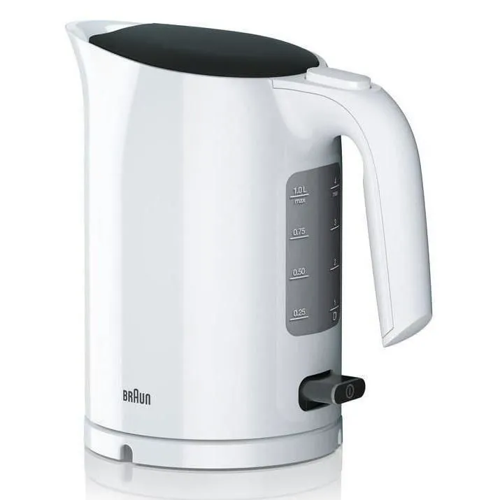 Fierbător electric BRAUN WK3000WH, Alb