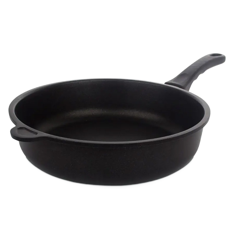 Tigaie AMT Gastroguss I-728-E, 3,8L, 28cm, Negru