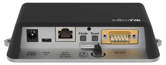 Punct de acces fără fir MikroTik LtAP mini LTE, Negru
