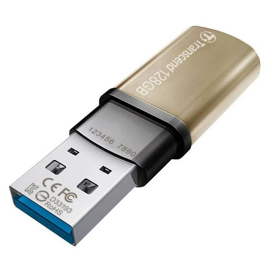 Memorie USB Transcend JetFlash 820, 128GB, Auriu