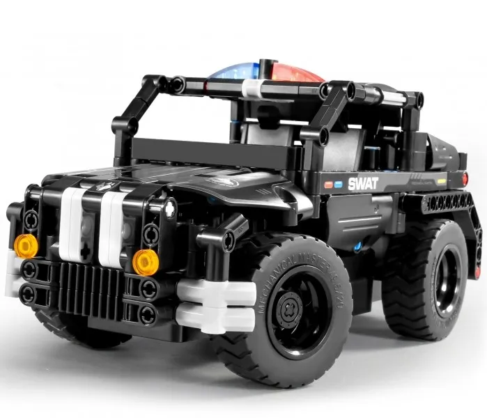 Constructor cu telecomandă XTech Police Car