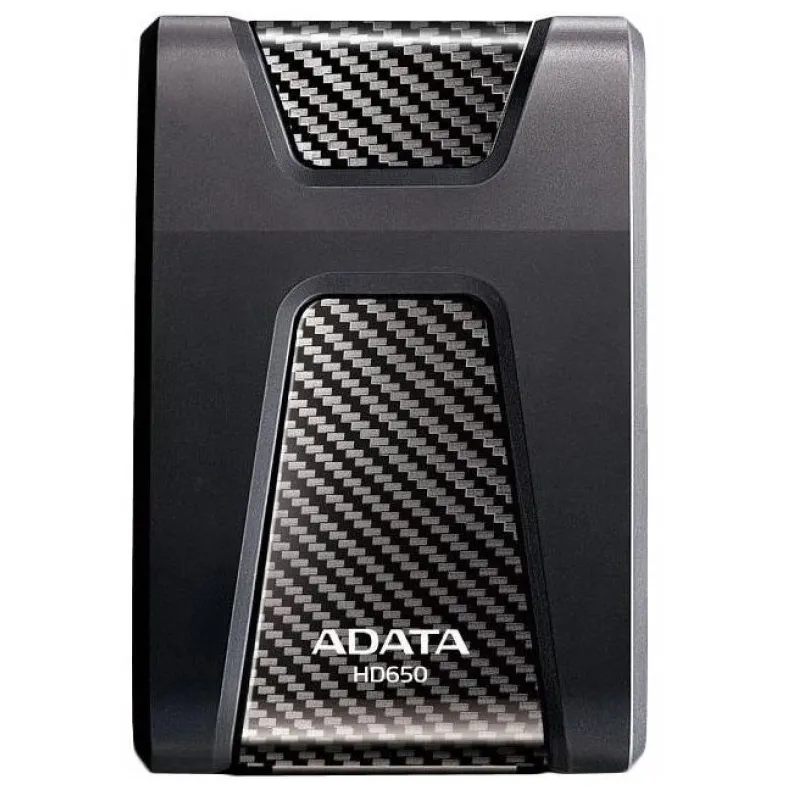 HDD portabil extern ADATA HD650, 1 TB, Negru (AHD650-1TU3-CBK)