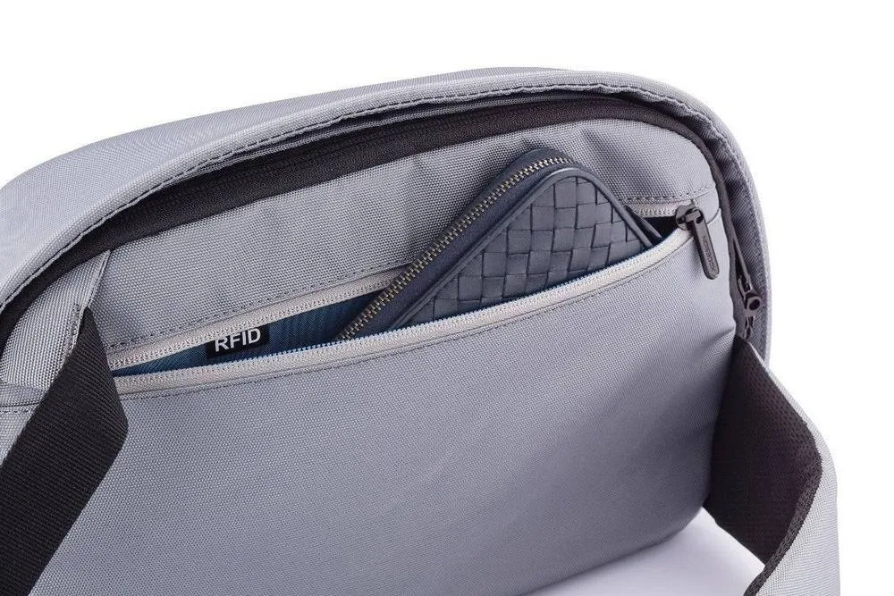 Geantă pentru Tabletă Bobby Sling, 9,7", Poliester, Gri