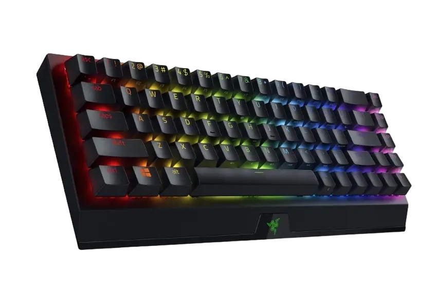 Wireless Gaming Keyboard Razer BlackWidow V3 Mini, 65%, Green SW, RGB, US Layout, 2.4gHz/BT