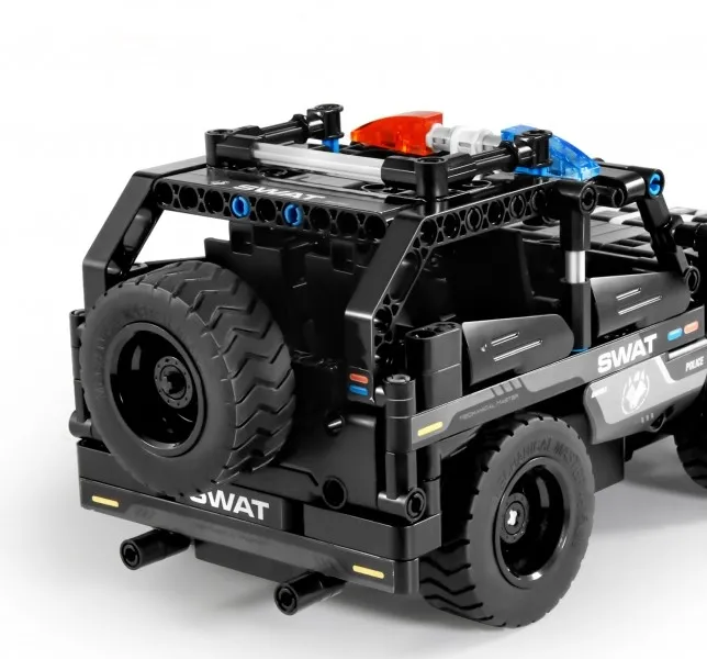 Constructor cu telecomandă XTech Police Car