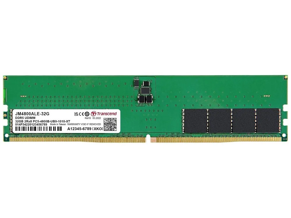 Memorie RAM Transcend JetRam, DDR5 SDRAM, 4800 MHz, 32 GB, JM4800ALE-32G