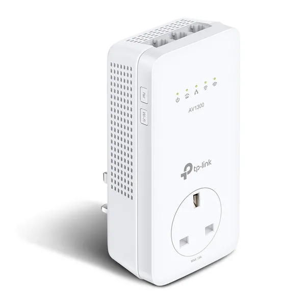 Powerline Adapter  TP-LINK TL-WPA8631P, AV1300, 1300 Mbps, Alb