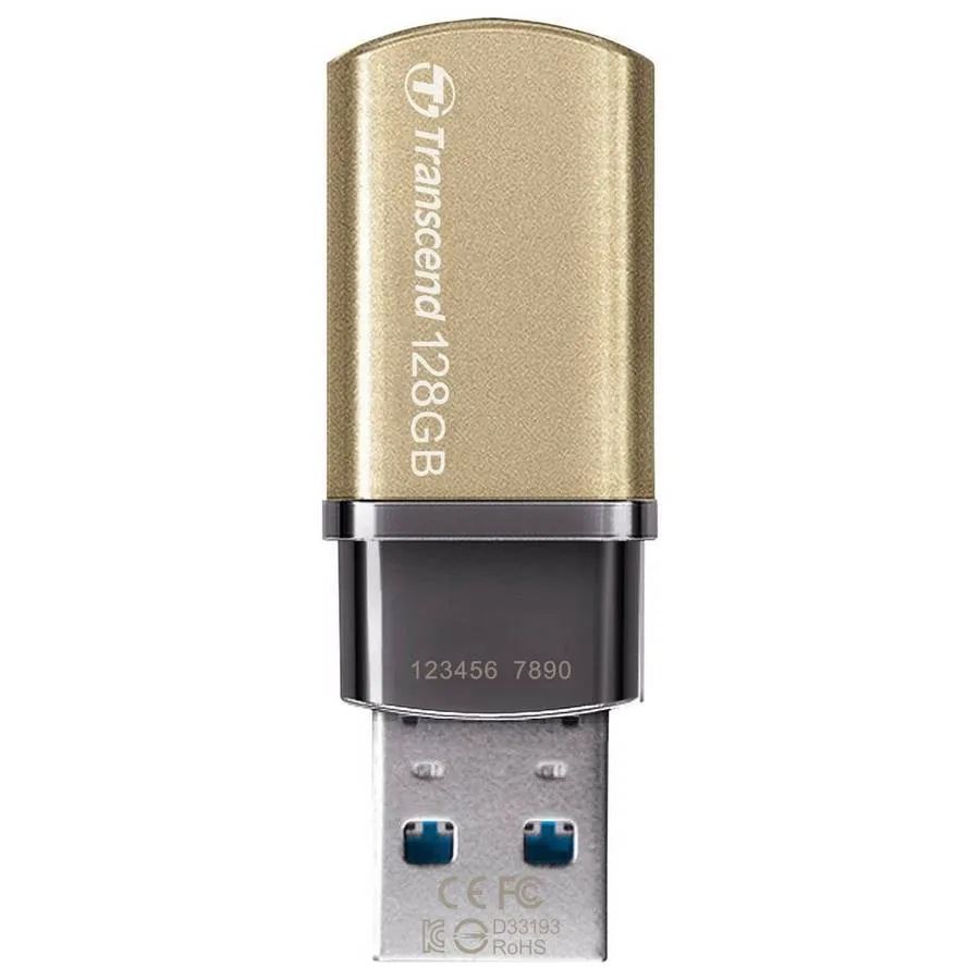 Memorie USB Transcend JetFlash 820, 128GB, Auriu